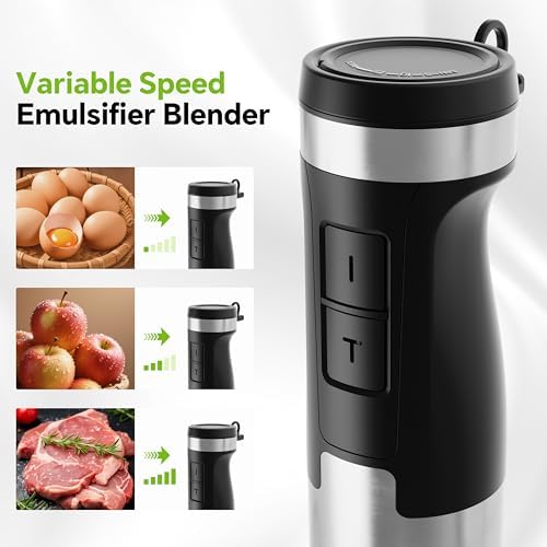 1200W Immersion Blender Handheld, 5-in-1 Variable Speed - Image 6