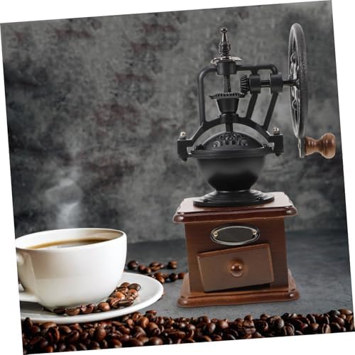 Vintage Manual Coffee Bean Grinder, Hand Crank Home Kitchen - Image 4