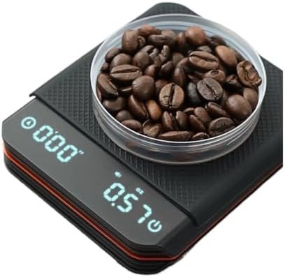 Portable Digital Coffee Scale – Rechargeable High-Precision Kitchen Scale With Timer 2kg/0.1g Accuracy For Pour-Over, Espresso by Unknown