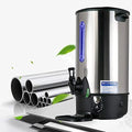 INTBUYING Stainless Steel Large Capacity Commercial Office Kitchen Hot Water Dispense Boiler Instant Boiling Machine Heater Electric Kettle Temperature Control for Coffee Tea with Faucet Tap-9.7L by INTBUYING