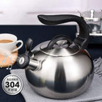 Tea kettle, Tea Kettle Stovetop Whistling 3L Stainless Steel Teapot with Cool Ergonomic Handle - Image 5