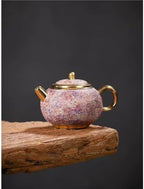 Tea Kettle Home Handmade Ceramic Tea Set Suitable For Women Pink Teapot Gift Ceramic Tea Infuser - Image 3