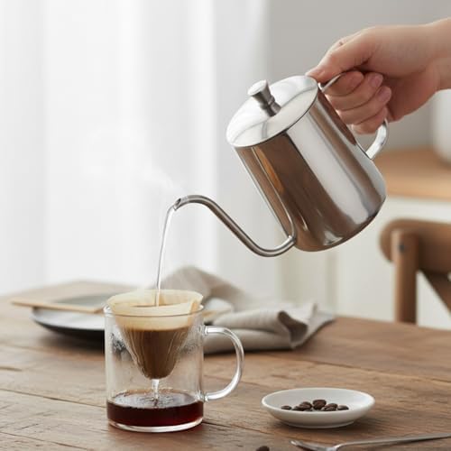 Gooseneck Kettle, 600ML Stainless Steel Coffee Over - Image 3