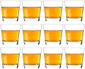 Vikko Shot Glasses, 3.5 Ounce Shot Glass, Set of 12 Small Liquor and Spirit Glasses, Durable Tequila, Alcohol and Espresso Shots, 12 Piece Large Shooter Glass Set (Traditional) by Vikko