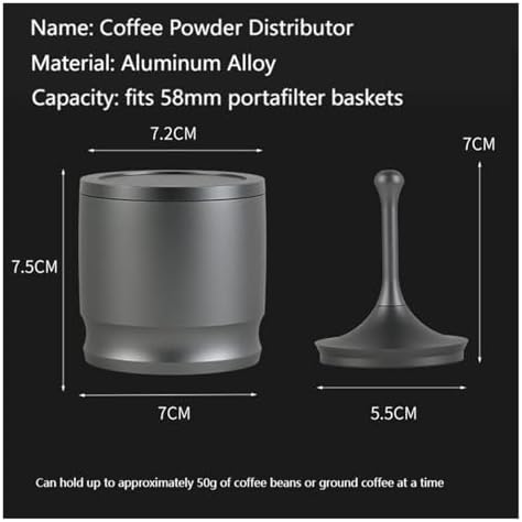 58MM Aluminum Alloy Coffee Powder Catcher With Lid - Anti-Spill Distribution Cup For Coffee Grinders & Portafilters, Home Barista Tool(Gray) - Image 6