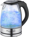 Megachef MegaChef Glass and Stainless Steel 1.7Lt. Electric Tea Kettle by Megachef