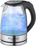 Megachef MegaChef Glass and Stainless Steel 1.7Lt. Electric Tea Kettle by Megachef