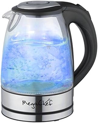 Megachef MegaChef Glass and Stainless Steel 1.7Lt. Electric Tea Kettle by Megachef