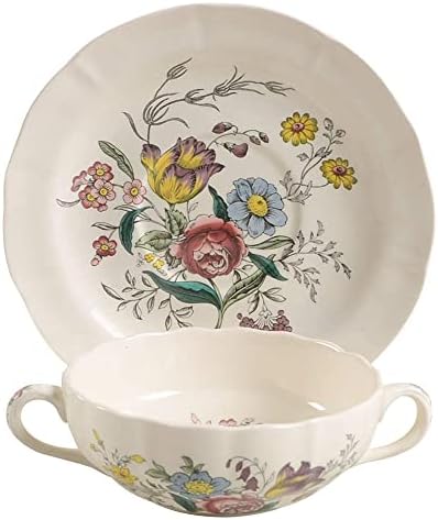 Spode Ironstone GAINSBOROUGH Cream Soup and Saucer Set(s) VERY GOOD by Spode