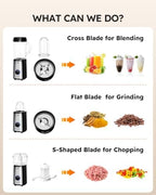 Sangcon Blenders for Kitchen, 5-in-1 Food Processor Combo for Smoothies Set - Image 6