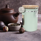 SEWACC Airtight Coffee Bean Container 1.8l with Stainless Steel Lid and Scoop, Vacuum-sealed Food Storage Canister for Coffee Grounds, Tea, and Dried Food Preservation - Image 6