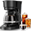 Kismile 5-Cup Drip Coffee Maker, LED Display, Timer,Anti-Drip & Shut-Off by Kismile