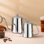 Pour Over Coffee Kettle,Long Narrow Spout,Coffee Carafe,Goose Neck Kettle,Stainless Steel Tea Kettle,Stovetop Portable Water Bottle 20 Oz - Image 4