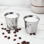 Easyworkz Gage Gooseneck Pour Over Coffee Kettle 20 oz with Thermometer Stainless Steel Hand Drip Coffee Pot, Bundled with Espresso Cup 2pcs Set Double Wall Insulated Metal Demitasse Cups 2.5 oz - Image 7