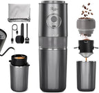 Portable All-in-One American Coffee Maker with Electric Grinder by SKEISO