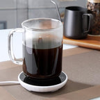 Glass Coffee Mugs, 24 oz Ice coffee cups, Large Clear Tea Cups Set of 6, Glass Mugs with Handles, Glass Cups for Latte, Cappuccino, and Tea - Image 3
