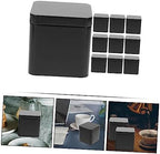 Healifty 2sets Tinplate Loose Tea Canister Airtight Tea Box Organizer Storage Box for Leaves Beans Candy 10pcs*2 - Image 7