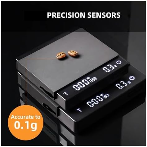 Digital Coffee Scale with Timer – 2kg/0.1g Precise Scale for Espresso and Pour-Over – Kitchen Tool Chinese(White 2.0) - Image 3