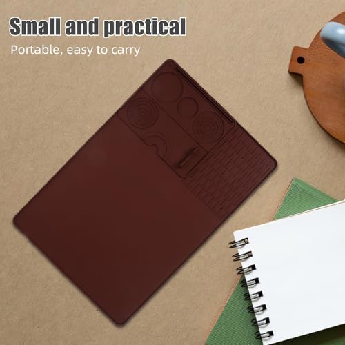 Mobestech Large Silicone Coffee Bar Mat with Detachable Espresso Tamper Pad - Image 5