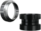 Coffee Dosing Ring Magnetic Espresso Intelligent Funnel 51mm 53mm 54mm 58mm Compatible with Delonghi Breville Portafilter Barista Tools(51MM silver) - Image 2