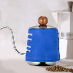 Gooseneck Coffee Kettle Pour Over Kettle Drip Pot Tea Kettle with Handleless Control and Stainless Steel Construction for and Fast Heating, Blue - Image 4