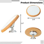 Espresso Shot Mirror for Bottomless Naked Portafilter, 360 Degree Rotation, Magnetic Detachable Mirror for Espresso Flow Rate Observation, Coffee Machine Accessory - Image 6