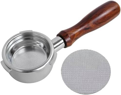 Xspeedonline 58mm Bottomless Portafilter with 3 Ears, Espresso Portafilter with Filter Basket and Puck Screen, for HiBrew 58mm, for Cyetus CYK760, for Sunbeam barista Pro by Xspeedonline