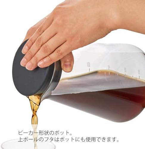 HARIO SBS-5B Slow Drip Brewer HARIO SHIZUKU (600ml), Black, One size - Image 3