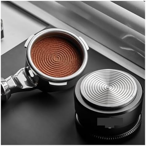 Espresso Tamper, Compatible For MUVNA, V2,Slow Rebound Coffee Tamper With Stainless Steel Ripple Base For 51mm / 53mm / 58mm Portafilters(Distributor-Gray-58 dbl paddle) - Image 3