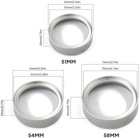 Coffee Dosing Funnel Aluminum Coffee Dosing Ring for Funnel 51Mm/54Mm/58Mm Portafilter Espresso Accessories Barista Tools Coffeeware,54mm - Image 7