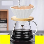 For 1-2 Cups Reusable Funnel Hydraulic Dripper Accessories,Coffee Dripper Ceramic Coffee Filter Cup Maker(Color: Silver) - Image 2