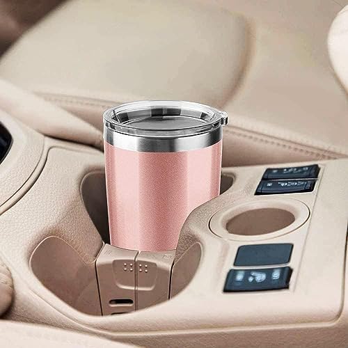 30oz Stainless Steel Travel Mug with Lid, Double Wall Vacuum Insulated Bulk Tumbler with Straws, Powder Coated Coffee Cup Suitable for Vehicle Cup Holders - Image 5