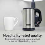 Hamilton Beach® Commercial Hospitality 0.5 Liter Stainless Steel Electric Hot Water Tea Kettle HKE050 - Image 5
