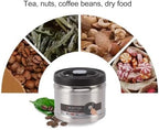 Food Storage Container, Vacuum Sealed Coffee Container, 304 Stainless Steel Coffee Canister, Press Type Airtight Food Storage Container with Lid for Coffee Beans Tea Nuts (1100ML - Image 6