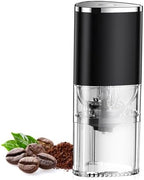 Rechargeable Electric Coffee Grinder with Conical Burr Detachable Design for Easy Cleaning for Home and Office Use by HOLIDYOYO