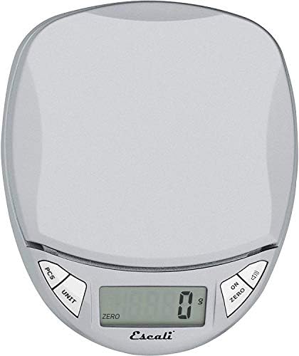 Escali Pico N115S Kitchen, Office Scale, Tare Functionality, Compact Design, LCD Digital Display, 11lb Capacity, Silver/Grey - Image 3