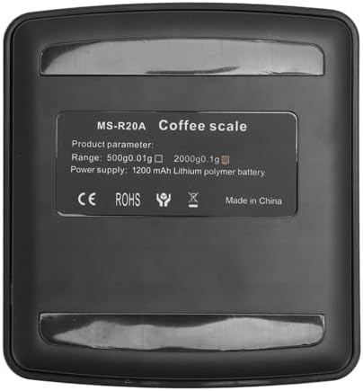 Digital Coffee Scale with Timer, 0.1g High Accuracy Small Coffee Scale USB Rechargeable Drip Espresso Scale with Auto Tare for Pour Over and Drip Coffee (2kg/0.1g) - Image 7