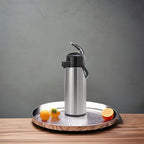 Service Ideas Eco-Air Airpot with Lever, 84.5oz, Glass Vacuum Insulated - Image 5