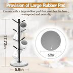 Marble Mug Holder Tree with 2–8 Adjustable Hooks - Image 2