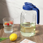 3 Pack Glass Mason Jar Pitcher with Pour Spout Lid, 64OZ Leak-proof Wide Mouth Jugs for Cold Brew Coffee, Breast Milk Storage, Water, Lemonade, Leak Proof - Image 7