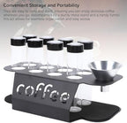 Coffee Bean Storage Bottles,Dose 22g Capacity,with Mini Coffee Scale, Ceramic Bean Tray,for Home,Coffee Shop - Image 3