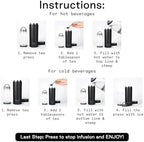 Firebelly Tea, Travel Tea Infuser Mug with Strainer, Insulated Tumbler for Loose Leaf Tea or Coffee, Leakproof Bottle for Hot or Iced Drinks, Stainless Steel Thermos with Lid, Mer - Image 5