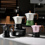 Bincoo Three Valve Espresso Maker Stovetop,Camping Moka Pot 2 Cup/120ML,Stove Top Espresso Italian Coffee Maker,Easy to Use - Image 6
