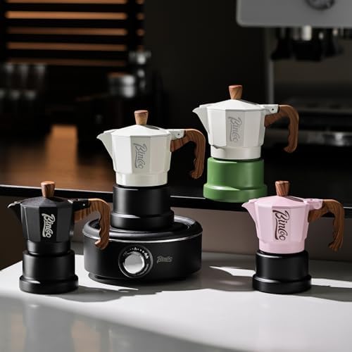 Bincoo Three Valve Espresso Maker Stovetop,Camping Moka Pot 2 Cup/120ML,Stove Top Espresso Italian Coffee Maker,Easy to Use - Image 6