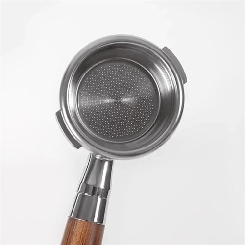 58mm Filter,Compatible With GAGGIA,Coffee Machine Bottomless Coffee Portafilter Home Espresso Solid Wood Handle Barista Tool filter basket(58mm-A) - Image 5
