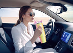 Meoky 40 oz Tumbler with Handle and Straw, Insulated Tumbler with Lid and Straw, Stainless Steel Travel Mug, Keeps Cold for 34 Hours, 100% Leak Proof, Fits in Car Cup Holder (Carnival) - Image 5