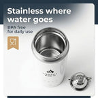 Travel Tea Kettle With Tea Infuser - 500ml with Auto Shut Off Protection - Image 5