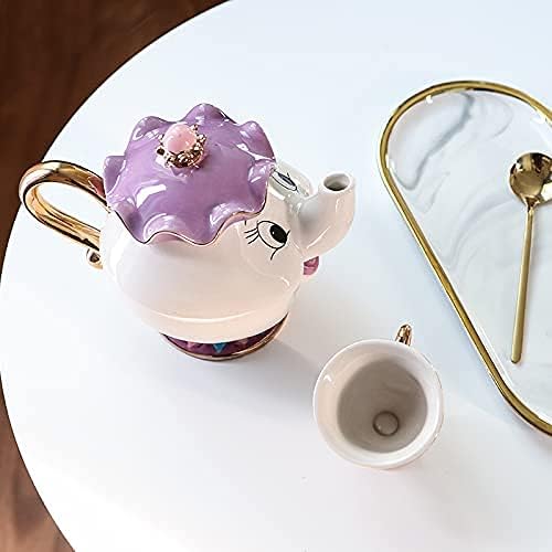 Cartoon New Beauty And The Beast Teapot Mug Mrs Potts Chip Tea Pot Cup - Image 6