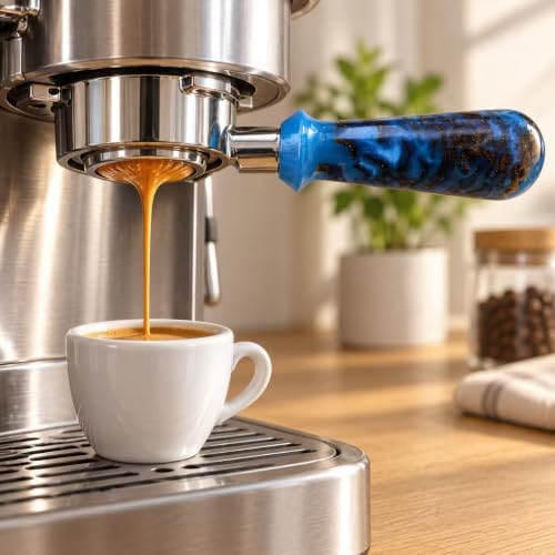 54mm Bottomless Portafilter for Breville, 3-Ear with 18g Basket - Image 7
