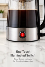 KIDISLE Percolator Coffee Pot Electric, 10-Cup Glass Coffee Percolator - Image 2